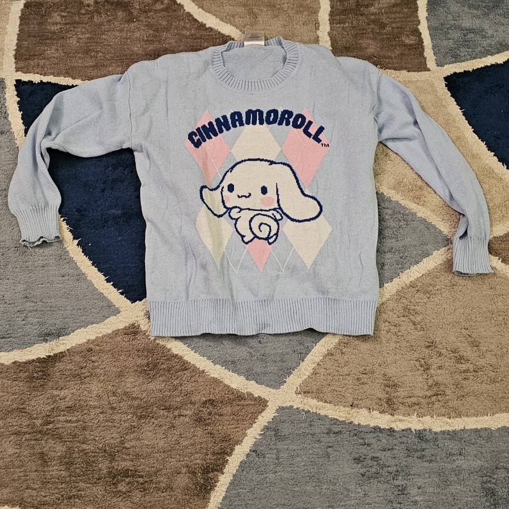 Hello Kitty Light Blue Sweater
